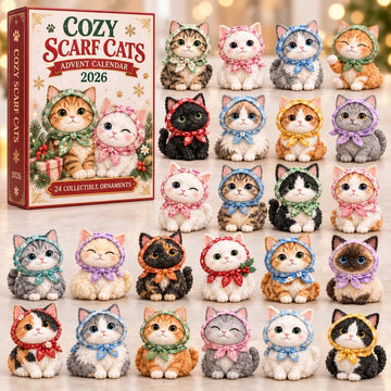 Cozy Santa Advent Calendar 2026 - 24-Day Countdown, Acrylic Charms