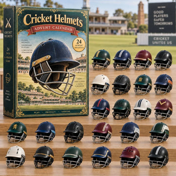 Cricket Helmets Advent Calendar 2026 - 24-Day Countdown, Acrylic Charms