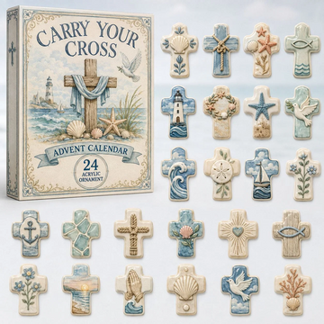 Cross Collection Advent Calendar 2026 - 24-Day Countdown, Acrylic Charms Every Day Bring New Suprises