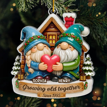 Custom Acrylic Ornament Personalized Anniversary Christmas Wedding Gifts For Husband And Wife Him And Her Always Us Always Love