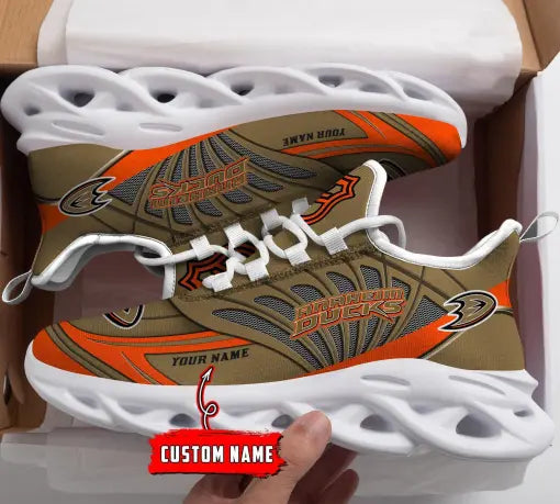 Custom Name – NHL-01-Anaheim Ducks Personalized Max Soul Sneakers – DS005
