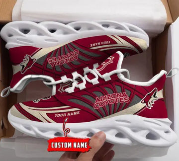 Custom Name – NHL-02-Arizona Coyotes Personalized Max Soul Sneakers – DS005