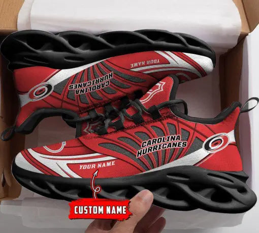 Custom Name – NHL-06-Carolina Hurricanes Personalized Max Soul Sneakers – DS005