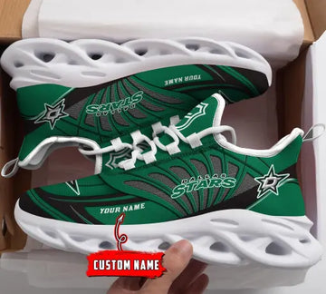 Custom Name – NHL-10-Dallas Stars Personalized Max Soul Sneakers – DS005