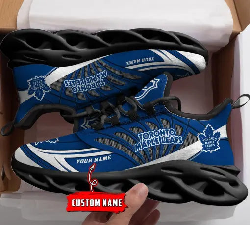 Custom Name – NHL-27-Toronto Maple Leafs Personalized Max Soul Sneakers – DS005