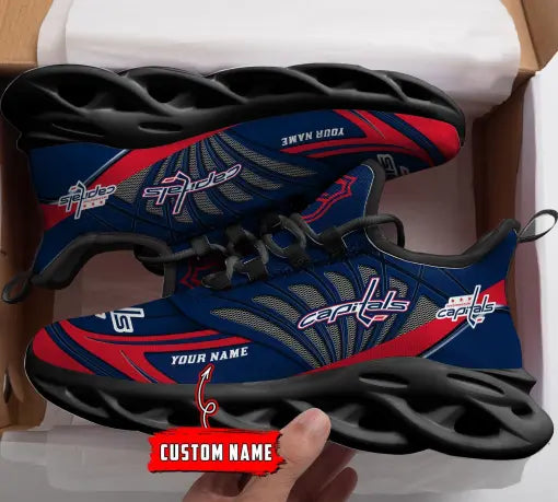 Custom Name – NHL-30-Washington Capitals Personalized Max Soul Sneakers – DS005