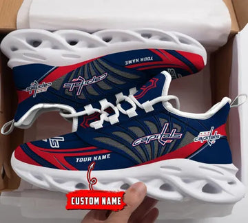 Custom Name – NHL-30-Washington Capitals Personalized Max Soul Sneakers – DS005