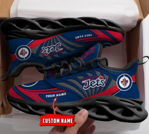 Custom Name – NHL-31-Winnipeg Jets Personalized Max Soul Sneakers – DS005