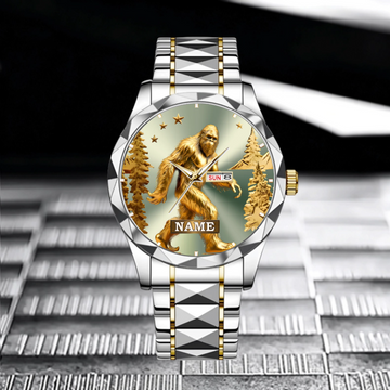 Custom Jolly Sasquatch Watch - Personalized Name - Gift for Bigfoot Seekers