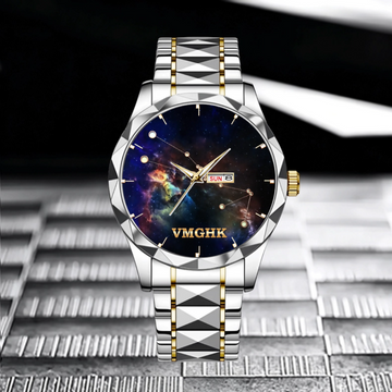 Custom Zodiac Watch Face – Personalized Star Sign Dial – Gift For Star Lovers