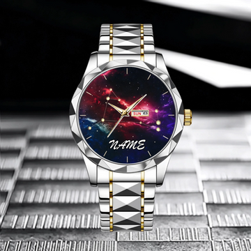 Custom Zodiac Watch Face – Personalized Star Sign Dial – Gift for Star Lovers