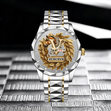 Customized Love Horses Letter Watch - Personalized Name And Initial - Gift For Horse Lovers