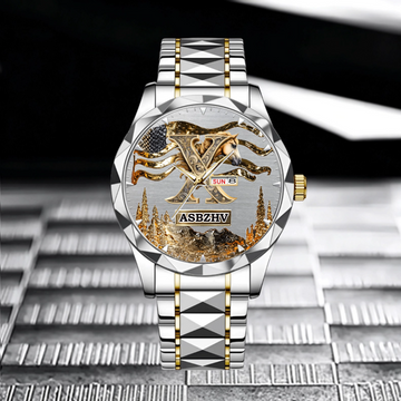 Customized Love Horses Letter Watch - Personalized Name And Initial - Gift For Horse Lovers, Owners PS10020