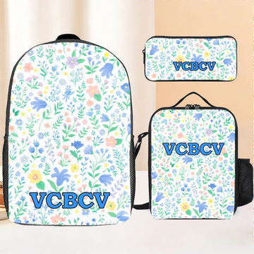 Customized Flower Backpack With Personalized Names - Gifts For Little Girls In The School Season