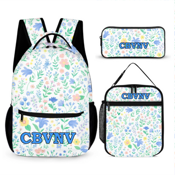 Customized Flower Backpack With Personalized Names - Gifts For Little Girls In The School Season