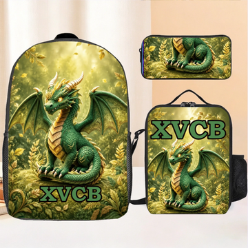 Customized Guardian Dragon Backpack - Personalized Name - Back to School Gift For Kids