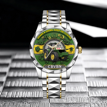 Customized Tractor Watch- Personalized Name - Gifts For Tractor Lovers