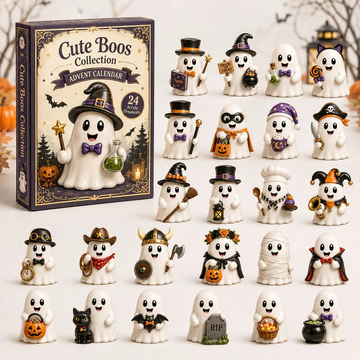 Cute Boos Ghost Advent Calendar 2026 - 24-Day Countdown, Acrylic Charms Every Day Bring New Suprises