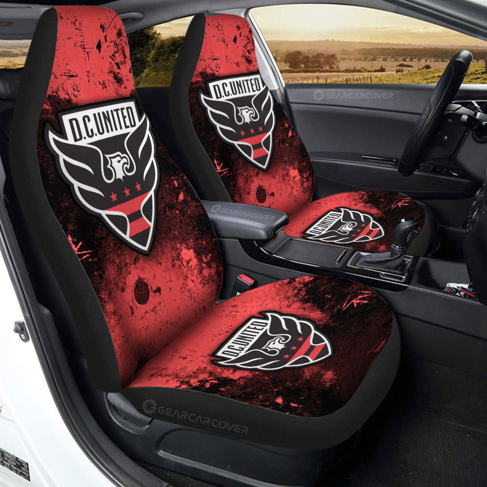 DC United Car Seat Covers Custom Car Accessories