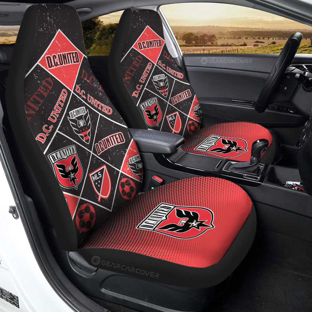 DC United Car Seat Covers Sporty Team Collection