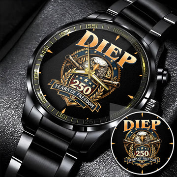 DIEP 250th-1 Personalized Watch, 250 Years Of Freedom 1776-2026