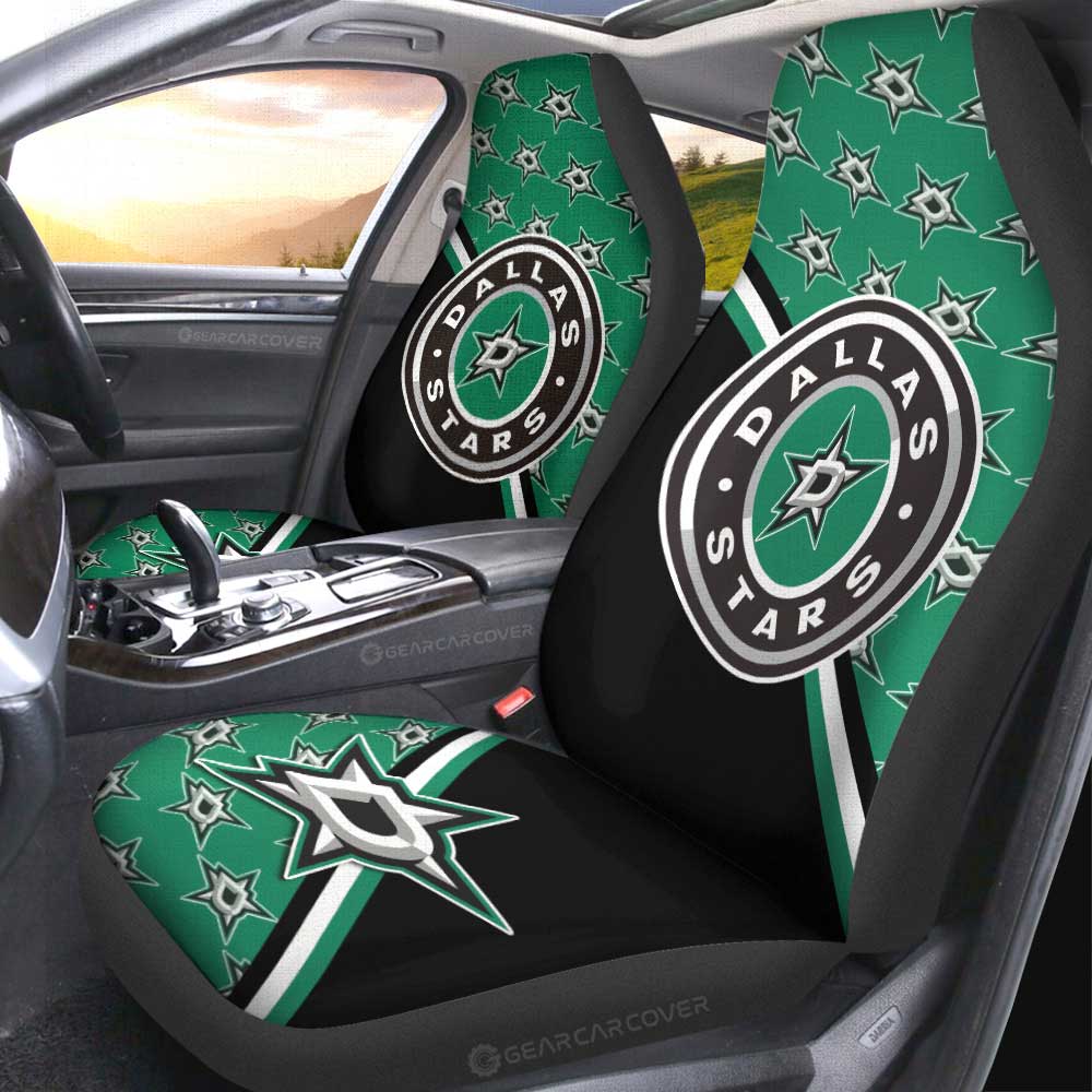 Dallas Stars Car Seat Covers Custom Car Accessories For Fans