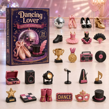 Dancing Lover Advent Calendar 2026 - 24-Day Countdown, Acrylic Charms Every Day Bring New Suprises