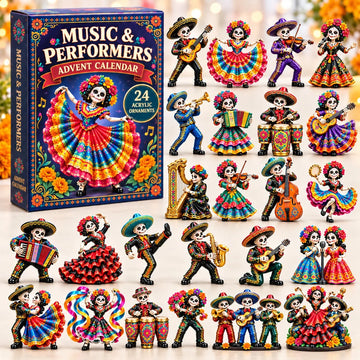 Day Of The Dead Music advent calendar 2026 - 24-Day Countdown, Acrylic Charms