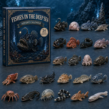 Deep Sea Fish Advent Calendar 2026 - 24-Day Countdown, Acrylic Charms Every Day Bring New Suprises