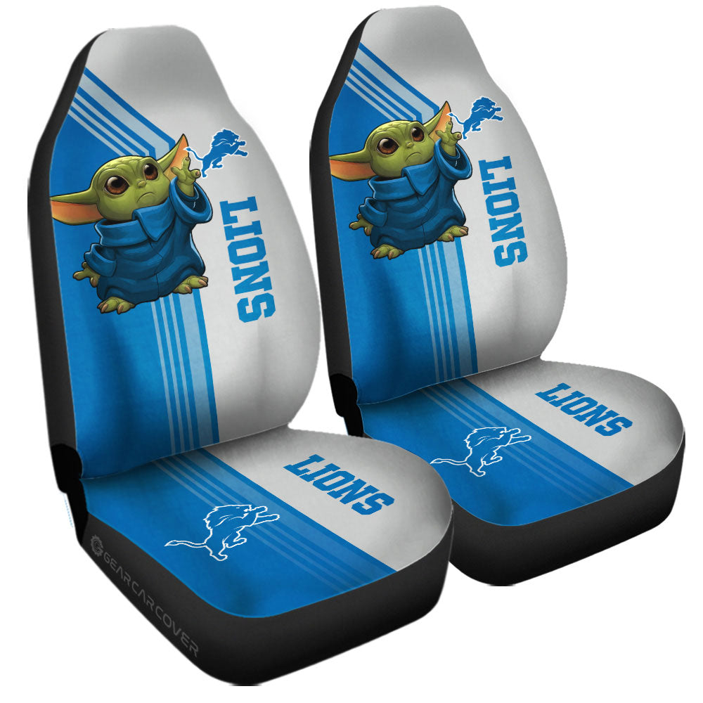 Detroit Lions Car Seat Covers Baby Yoda Car Accessories