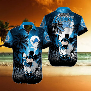 Detroit Lions NFL Hawaii Shirt Style Gift Men And Women