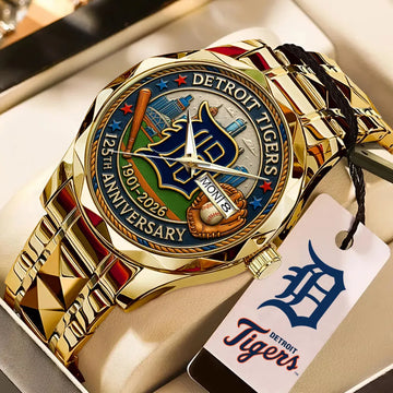 Detroit Tigers Alloy Luxury Quartz Watch – HOATT13497