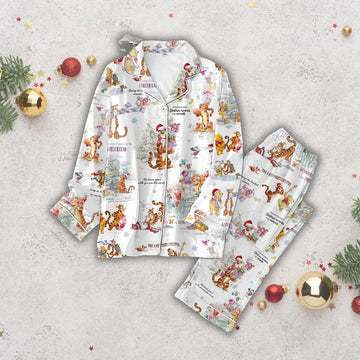 Disney Tigger Christmas Pajamas Set, Tigger Pajamas, Tigger Tiger Women Pajamas