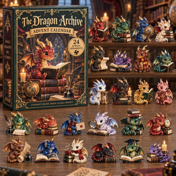 Dragon Archive Advent Calendar 2026 - 24-Day Countdown, Acrylic Charms