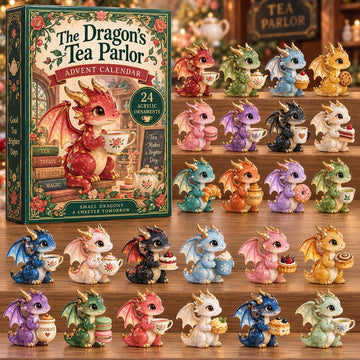 Dragon Tea Parlor Advent Calendar 2026 - 24-Day Countdown, Acrylic Charms