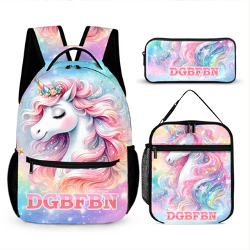 Dreamy Unicorn Backpack - Personalized Backpack As School Season Gift