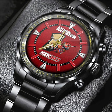 Ducati Lenovo Team x Marc Márquez 2025 World Champion Black Stainless Steel Watch – HOATT13597