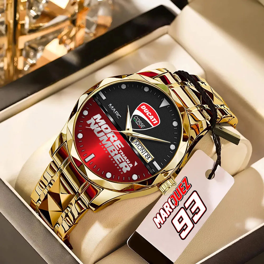 Ducati Lenovo Team x Marc Márquez Alloy Luxury Quartz Watch – TMTHU1316