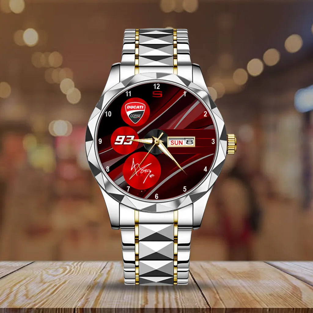 Ducati Lenovo Team x Marc Márquez Alloy Luxury Quartz Watch – TMTHU1340