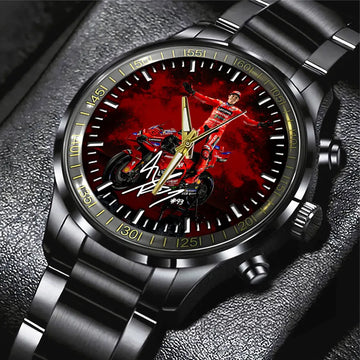Ducati Lenovo Team x Marc Márquez Black Stainless Steel Watch – TANTN 11764