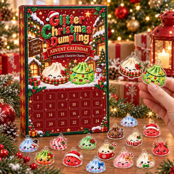 Dumpling Advent Calendar 2026 24 Mini Squishy Christmas Countdown Kawaii Mystery Toy Calendar Cute Holiday Gift For Kids