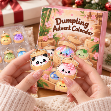 Dumpling Advent Calendar Christmas Countdown Set Mini Dumpling Charm Collection