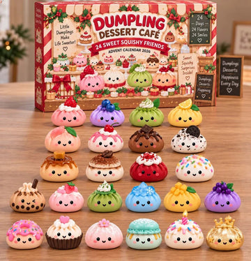 Dumpling Dessert Café Advent Calendar 2026 - 24-Day Countdown, Acrylic Charms