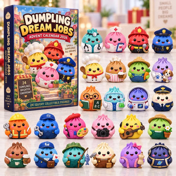 Dumpling Dream Jobs Advent Calendar 2026 - 24-Day Countdown, Acrylic Charms