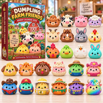 Dumpling Farm Friends advent calendar 2026 - 24-Day Countdown, Acrylic Charms