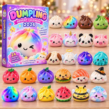Dumpling Happy Mix Advent Calendar 2026 - 24-Day Countdown, Acrylic Charms