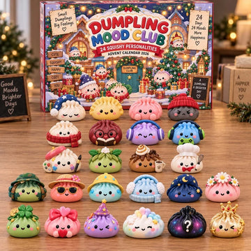 Dumpling Mood Club Advent Calendar 2026 - 24-Day Countdown, Acrylic Charms