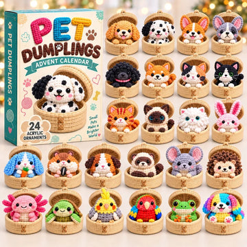 Dumpling Pet Advent Calendar 2026 - 24-Day Countdown, Acrylic Charms