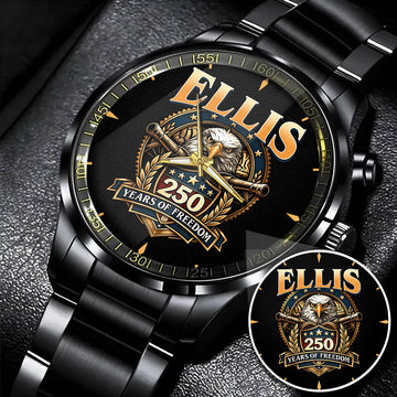 ELLIS 250th-1 Personalized Watch, 250 Years Of Freedom 1776-2026