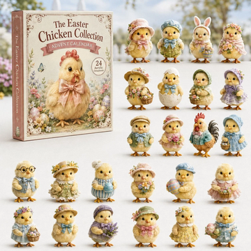 Easter Chicken Advent Calendar 2026 - 24-Day Countdown, Acrylic Charms Every Day Bring New Suprises